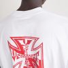Biker Cross Logo-Print Cotton-Jersey T-Shirt - CU