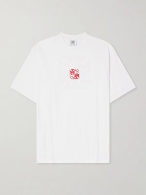 Biker Cross Logo-Print Cotton-Jersey T-Shirt Biker Cross Logo-Print Cotton-Jersey T-Shirt