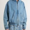 Hooded Denim Jacket - FR
