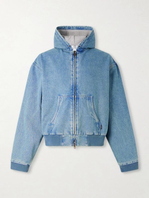Hooded Denim Jacket