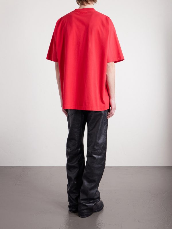 Biker Cross Logo-Print Cotton-Jersey T-Shirt - BK