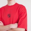 Biker Cross Logo-Print Cotton-Jersey T-Shirt - CU