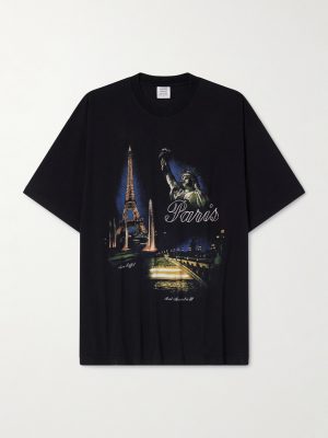 Paris Tourist Printed Cotton-Jersey T-Shirt Paris Tourist Printed Cotton-Jersey T-Shirt