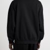Logo-Embroidered Distressed Cotton-Jersey Sweatshirt - BK Logo-Embroidered Distressed Cotton-Jersey Sweatshirt - BK