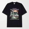 Thailand Tourist Oversized Cotton-Jersey T-Shirt