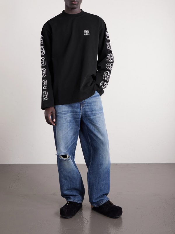 Logo-Print Cotton-Jersey T-Shirt - OU