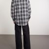 Leather-Appliquéd Checked Cotton-Flannel Shirt - BK Leather-Appliquéd Checked Cotton-Flannel Shirt - BK