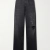 Paint-Splattered Distressed Straight-Leg Jeans Paint-Splattered Distressed Straight-Leg Jeans