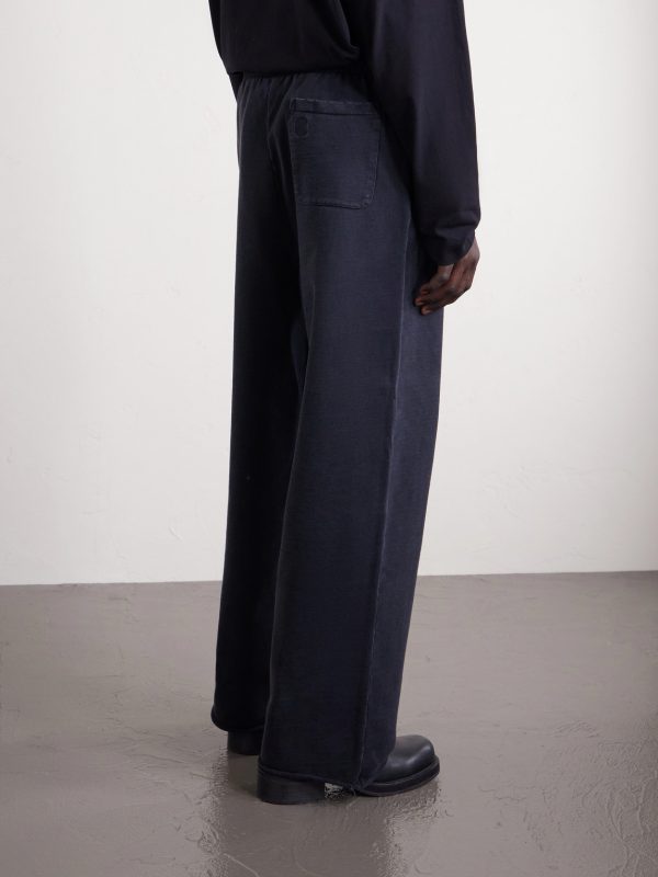 Straight-Leg Logo-Embroidered Cotton-Jersey Sweatpants - BK Straight-Leg Logo-Embroidered Cotton-Jersey Sweatpants - BK