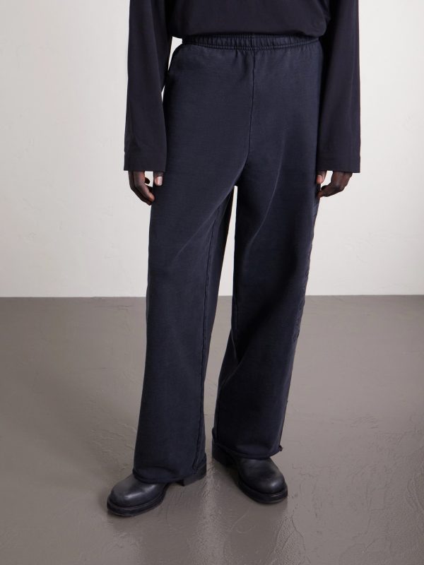 Straight-Leg Logo-Embroidered Cotton-Jersey Sweatpants - FR Straight-Leg Logo-Embroidered Cotton-Jersey Sweatpants - FR
