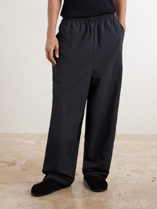 Wide-Leg Striped Shell Sweatpants - FR Wide-Leg Striped Shell Sweatpants - FR
