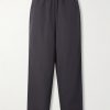 Wide-Leg Striped Shell Sweatpants Wide-Leg Striped Shell Sweatpants