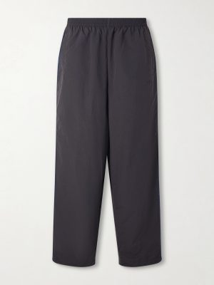Wide-Leg Striped Shell Sweatpants Wide-Leg Striped Shell Sweatpants