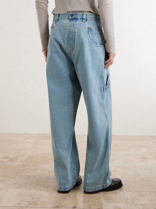 Back-To-Front Wide-Leg Jeans - BK Back-To-Front Wide-Leg Jeans - BK