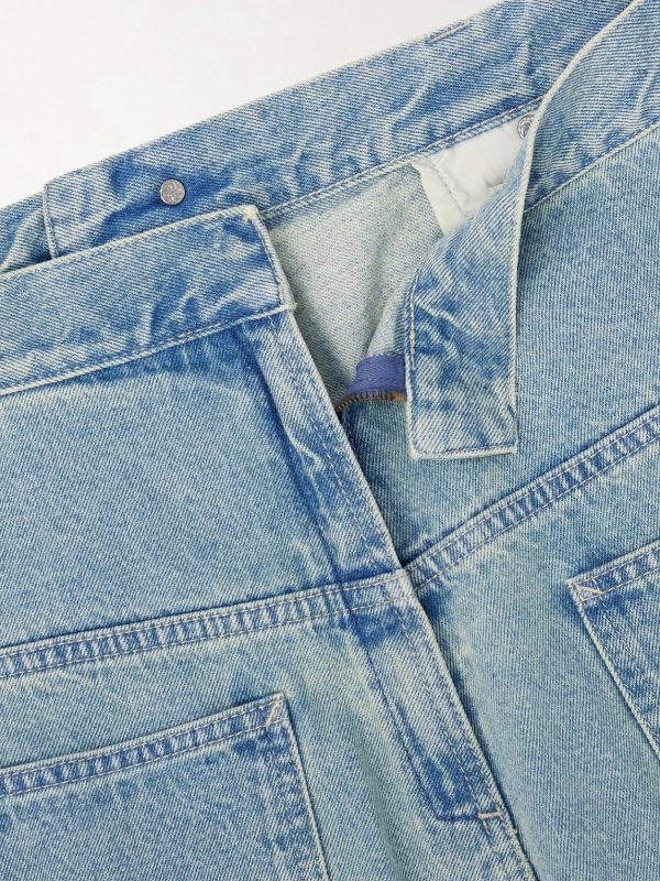 Back-To-Front Wide-Leg Jeans - E1 Back-To-Front Wide-Leg Jeans - E1