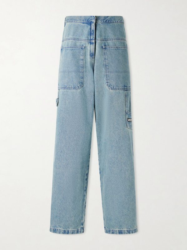 Back-To-Front Wide-Leg Jeans Back-To-Front Wide-Leg Jeans