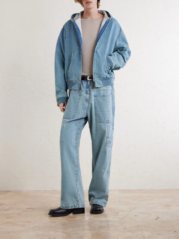 Back-To-Front Wide-Leg Jeans - OU Back-To-Front Wide-Leg Jeans - OU