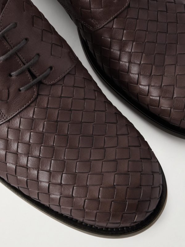 Novus Woven Leather Derby Shoes - CU