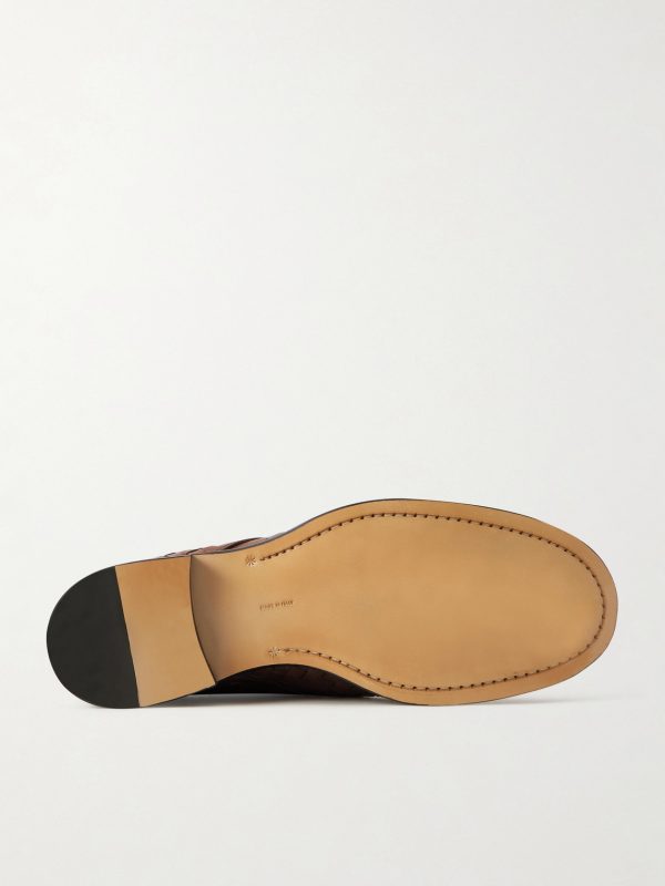 Novus Woven Leather Derby Shoes - E1