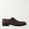 Novus Woven Leather Derby Shoes