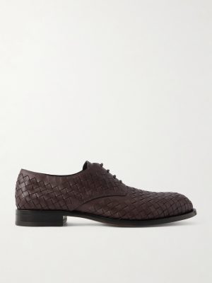 Novus Woven Leather Derby Shoes Novus Woven Leather Derby Shoes