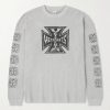 Printed Waffle-Knit Cotton Sweater Printed Waffle-Knit Cotton Sweater