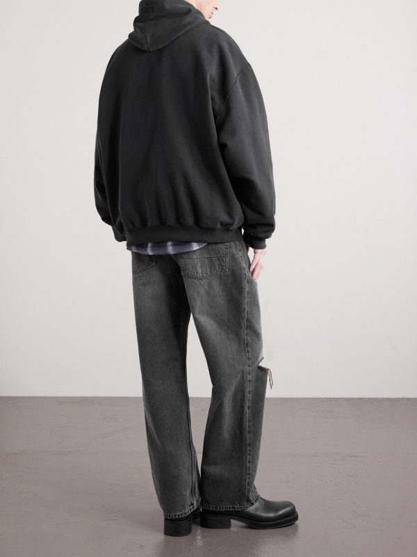Paris Tourist Printed Cotton-Blend Jersey Hoodie - BK