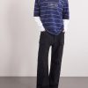 Nerd Embroidered Striped Cotton-Jersey Polo Shirt - OU Nerd Embroidered Striped Cotton-Jersey Polo Shirt - OU