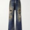 Trashed Wide-Leg Distressed Jeans Trashed Wide-Leg Distressed Jeans