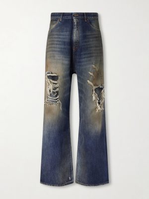 Trashed Wide-Leg Distressed Jeans Trashed Wide-Leg Distressed Jeans