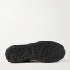 Exaggerated-Sole Rubber-Trimmed Leather Sneakers - E1 Exaggerated-Sole Rubber-Trimmed Leather Sneakers - E1