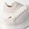 Exaggerated-Sole Textured-Leather Sneakers - CU Exaggerated-Sole Textured-Leather Sneakers - CU