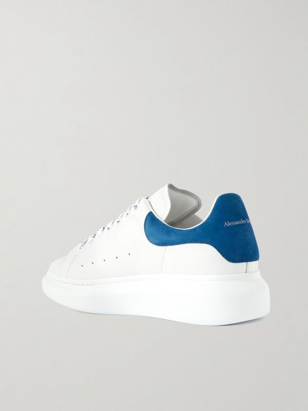 Exaggerated-Sole Leather Sneakers - BK Exaggerated-Sole Leather Sneakers - BK