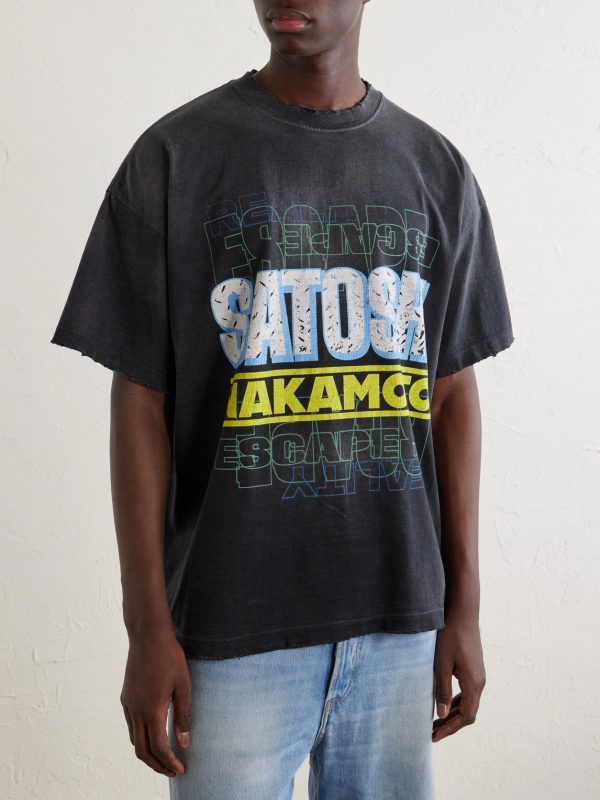 Escape Reality Logo-Print Cotton-Jersey T-Shirt - FR Escape Reality Logo-Print Cotton-Jersey T-Shirt - FR