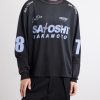 Moto Logo-Print Mesh T-Shirt - FR Moto Logo-Print Mesh T-Shirt - FR