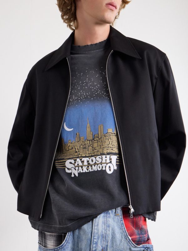 Tourist Logo-Print Distressed Cotton-Jersey T-Shirt - CU Tourist Logo-Print Distressed Cotton-Jersey T-Shirt - CU