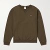 Solo Swoosh Logo-Embroidered Cotton-Blend Jersey Sweatshirt Solo Swoosh Logo-Embroidered Cotton-Blend Jersey Sweatshirt