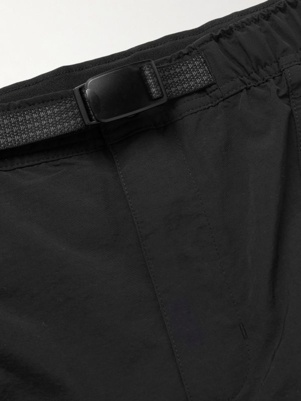 ACG Dolomiti Tapered Belted Logo-Embroidered Shell Trousers - E1 ACG Dolomiti Tapered Belted Logo-Embroidered Shell Trousers - E1