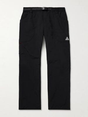 ACG Dolomiti Tapered Belted Logo-Embroidered Shell Trousers ACG Dolomiti Tapered Belted Logo-Embroidered Shell Trousers