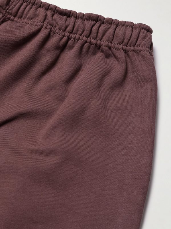 Solo Swoosh Logo-Embroidered Cotton-Blend Jersey Sweatpants - CU Solo Swoosh Logo-Embroidered Cotton-Blend Jersey Sweatpants - CU