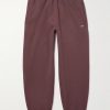 Solo Swoosh Logo-Embroidered Cotton-Blend Jersey Sweatpants Solo Swoosh Logo-Embroidered Cotton-Blend Jersey Sweatpants