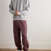 Solo Swoosh Logo-Embroidered Cotton-Blend Jersey Sweatpants - OU Solo Swoosh Logo-Embroidered Cotton-Blend Jersey Sweatpants - OU