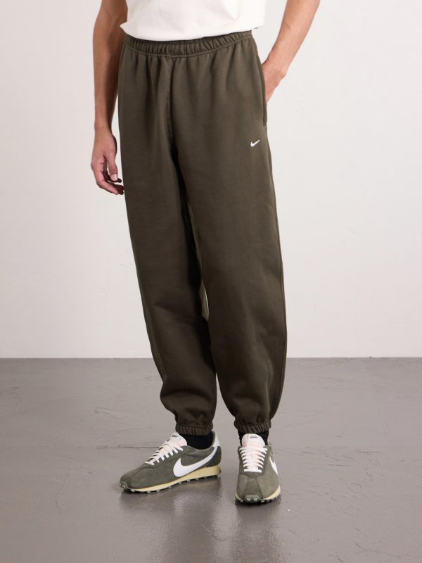 Solo Swoosh Tapered Logo-Embroidered Cotton-Blend Jersey Sweatpants - FR Solo Swoosh Tapered Logo-Embroidered Cotton-Blend Jersey Sweatpants - FR
