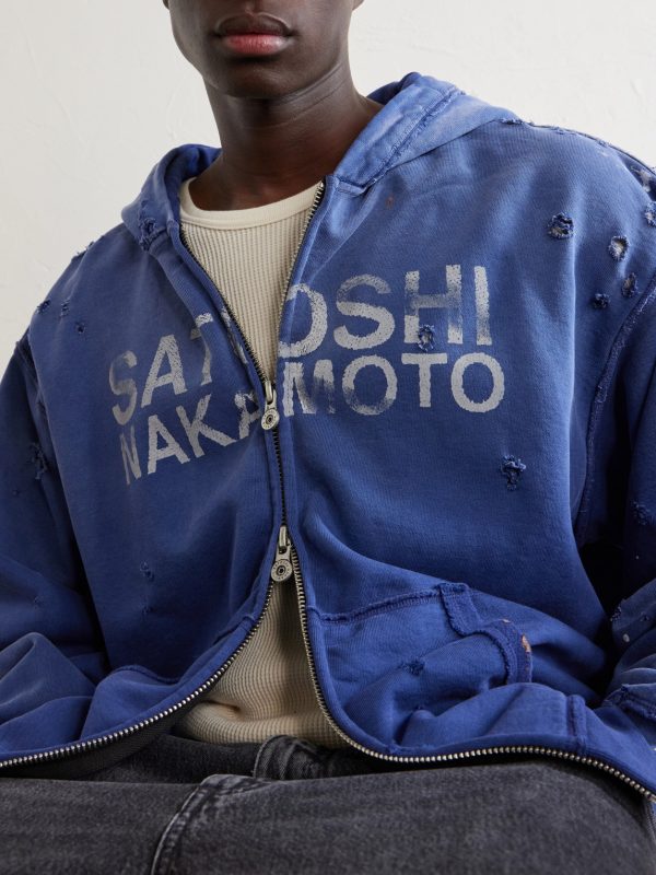 Luke Logo-Printed Cotton-Fleece Zip-Up Hoodie - CU Luke Logo-Printed Cotton-Fleece Zip-Up Hoodie - CU