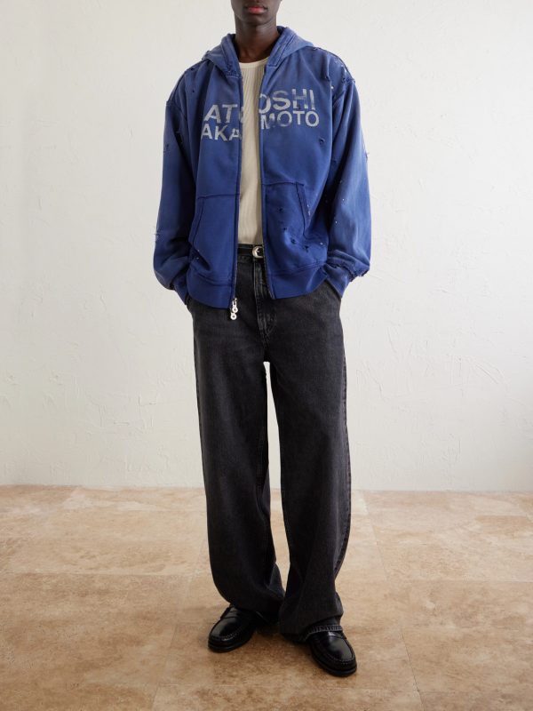 Luke Logo-Printed Cotton-Fleece Zip-Up Hoodie - OU Luke Logo-Printed Cotton-Fleece Zip-Up Hoodie - OU