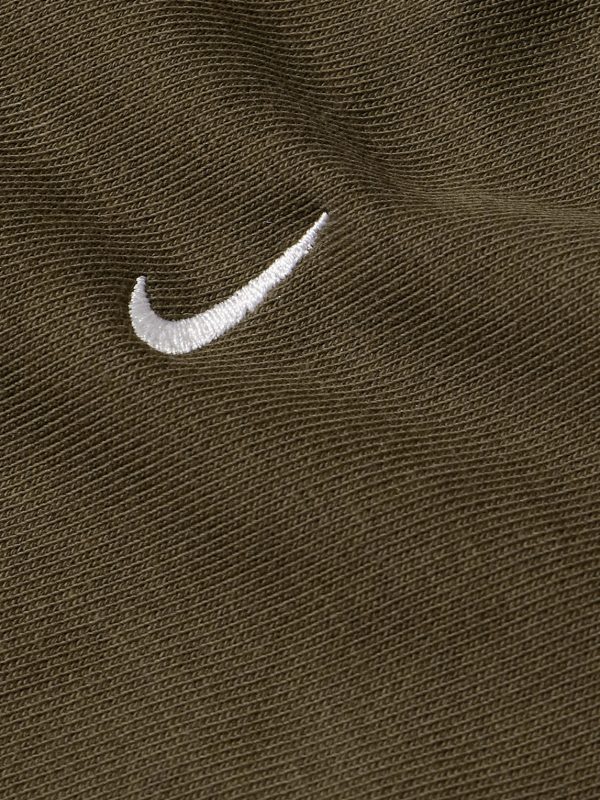 Solo Swoosh Logo-Embroidered Cotton-Blend Jersey Hoodie - CU Solo Swoosh Logo-Embroidered Cotton-Blend Jersey Hoodie - CU