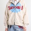 Motoslug Logo-Print Distressed Cotton-Jersey Hoodie - FR Motoslug Logo-Print Distressed Cotton-Jersey Hoodie - FR