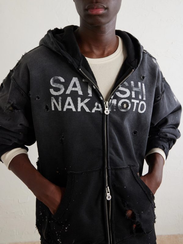 Luke Logo-Printed Cotton-Fleece Zip-Up Hoodie - CU