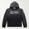 Luke Logo-Printed Cotton-Fleece Zip-Up Hoodie