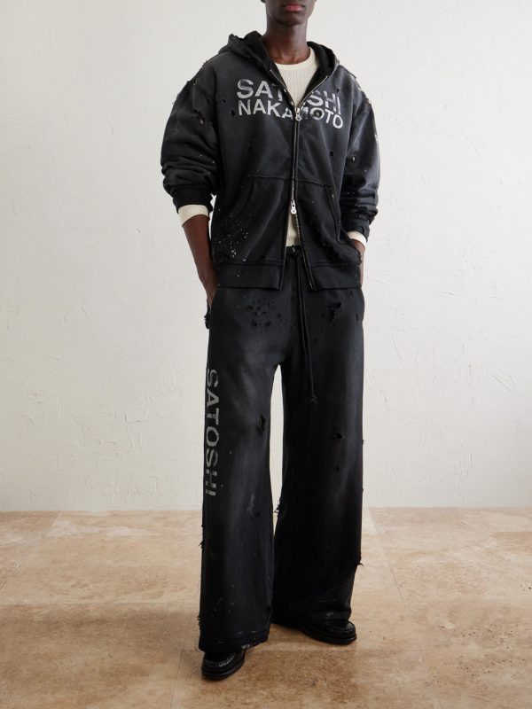 Luke Logo-Printed Cotton-Fleece Zip-Up Hoodie - OU